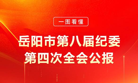 一图看懂 | 中国共产党岳阳市第八届纪律检查委员会第四次全体会议公报