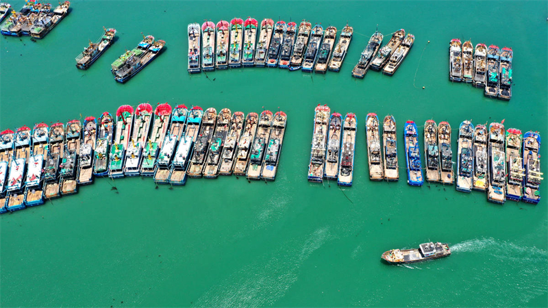 Fujian : le pittoresque port de pêche de Fuzhou en été