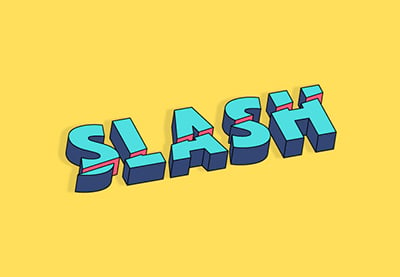 How to Create a Slashed 3D Text Effect in Illustrator