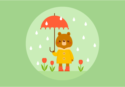 How to Make a Rainy Bear in Illustrator