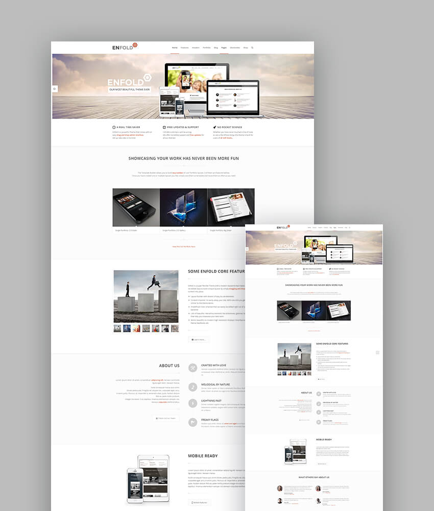 Enfold responsive theme for latest creative websites