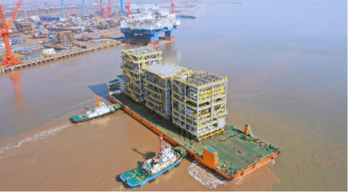 COSCO SHIPPING Completed the Delivery of the Ultra-Large FPSO Module