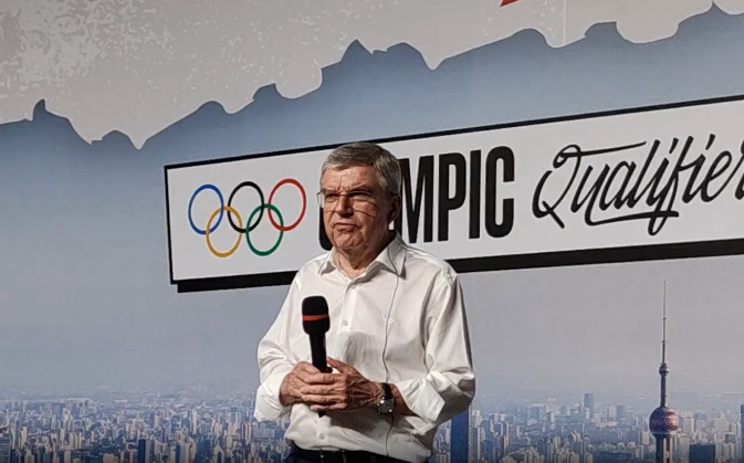 토마스 바흐 IOC 위원장, 파리 올림픽 퀄리파이어 시리즈(상하이) '만점' 평가