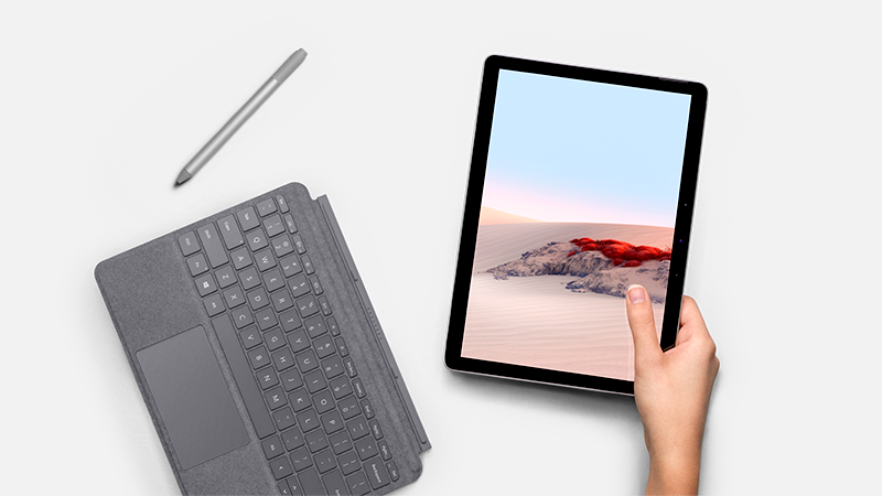 Surface Type Cover and Pen with Surface Go 2