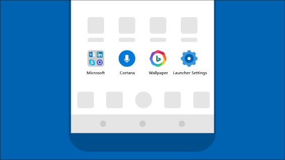 Bring a Microsoft experience to your Android phone with the Microsoft Launcher app