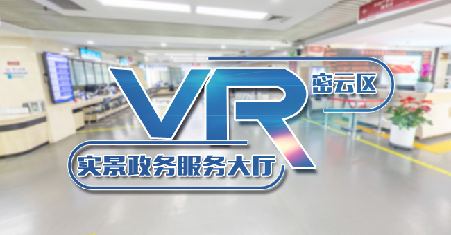 密云区VR实景政务服务大厅