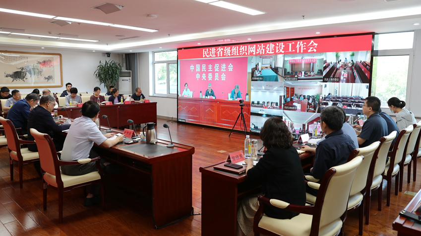 民进省级组织网站建设工作会（视频）在京召开