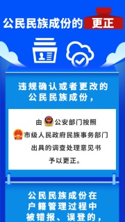 [图解]中国公民民族成份登记管理办法